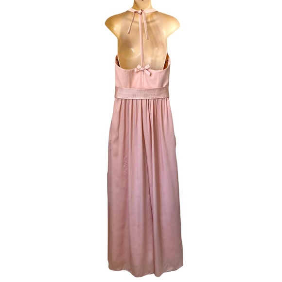 Vera Wang White Collection Pink Maxi Gown Sz 10 - Picture 2 of 7